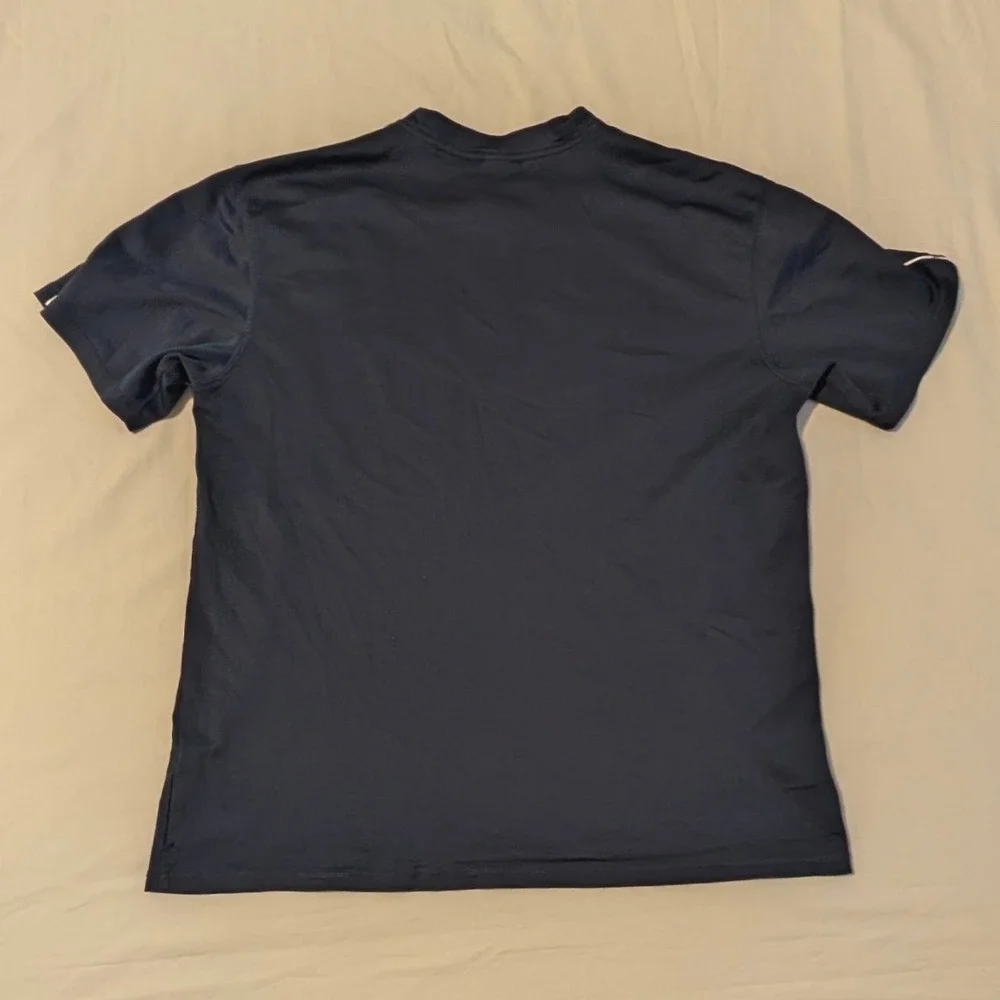 Nike Mens XXL Navy Blue Short Sleeve Athletic Training T-Shirt